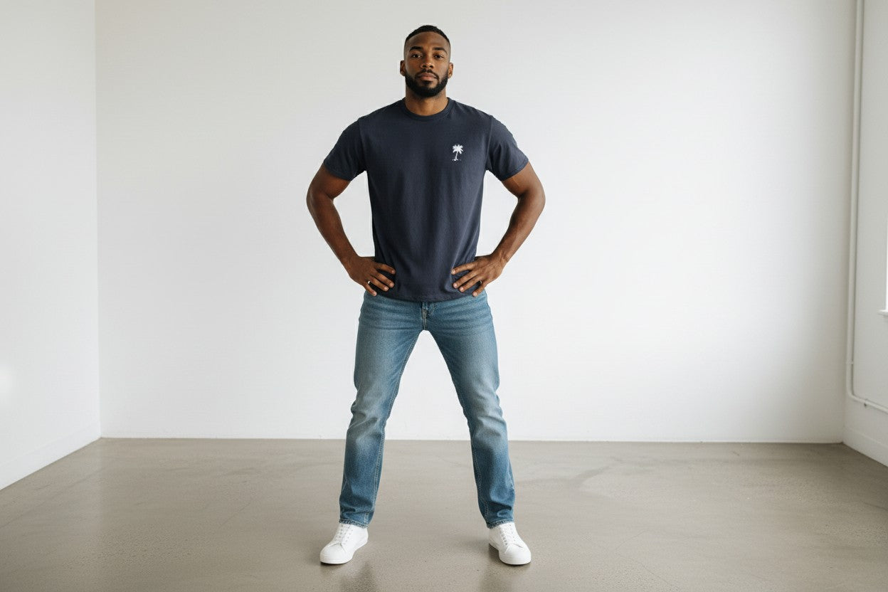 Crew neck tee - Palm