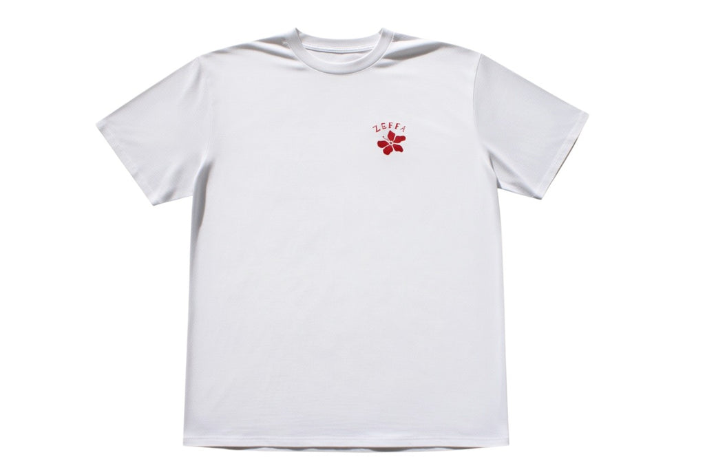 Crew neck tee - Hibiscus