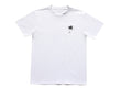 Crew neck tee - White beach
