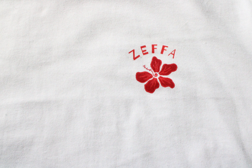 Crew neck tee - Hibiscus