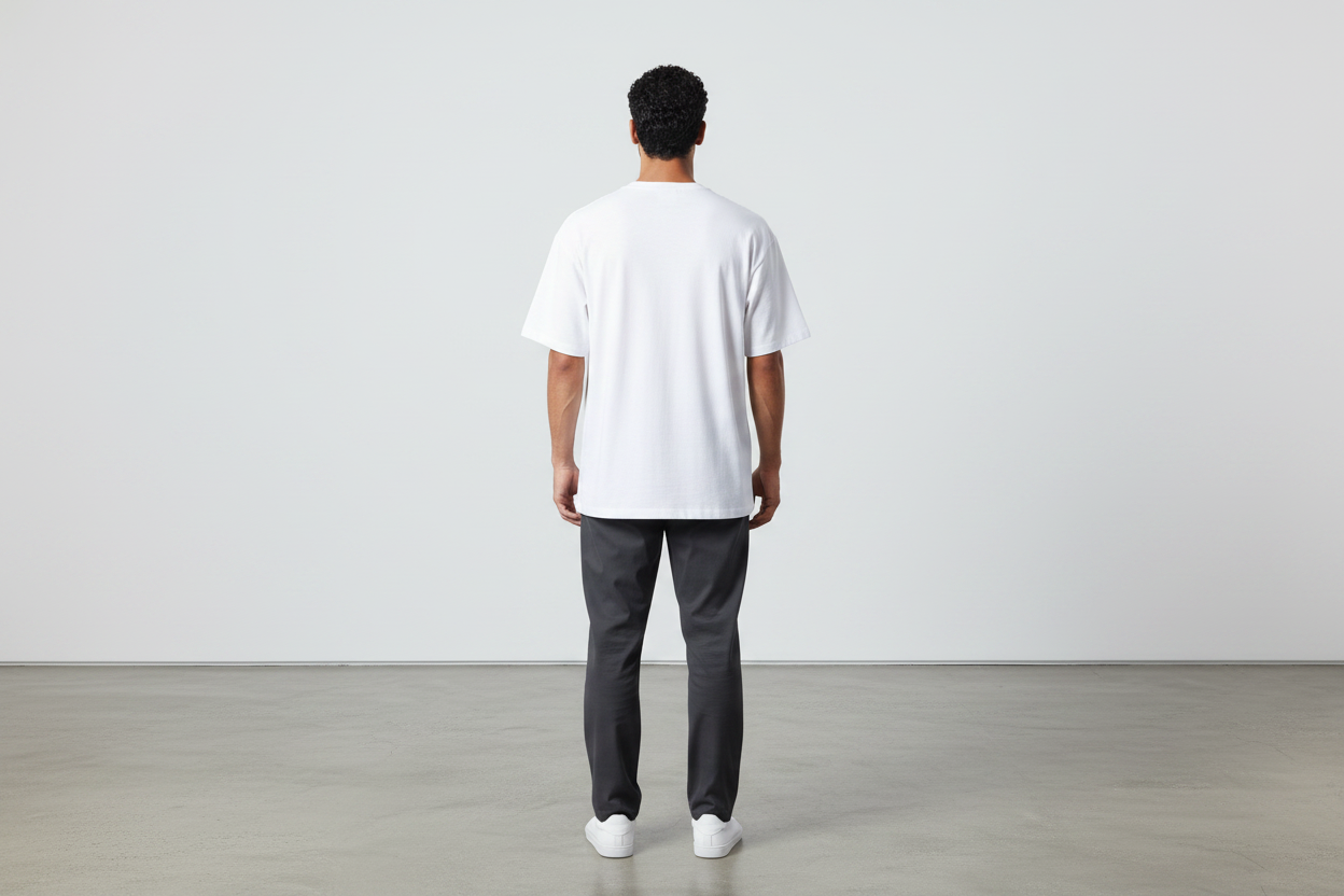 Crew neck tee - White basic